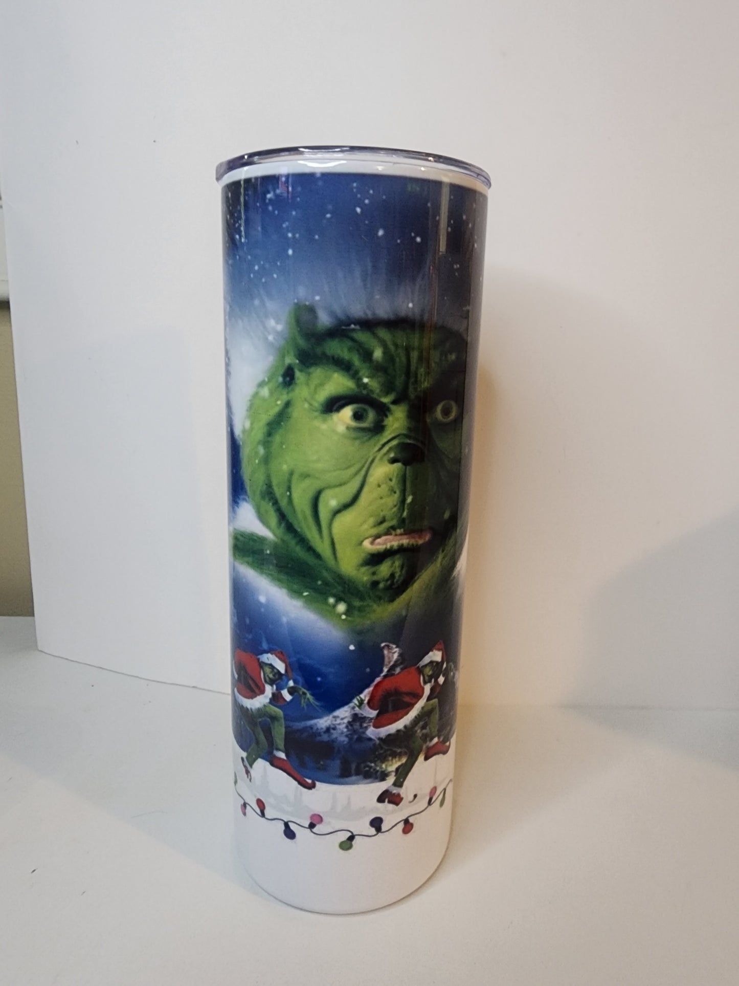 Believe Grinch Skinny Tumbler