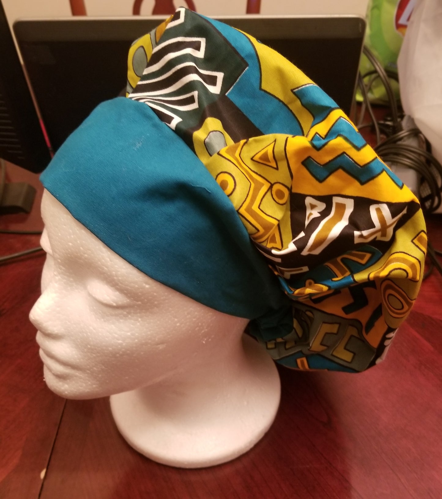 Bouffant Style Adjustable Scrub Cap