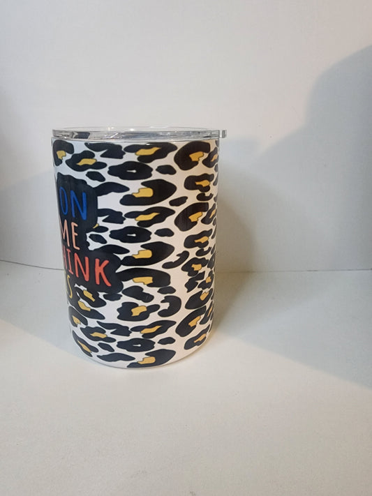 Animal Print Short Tumbler