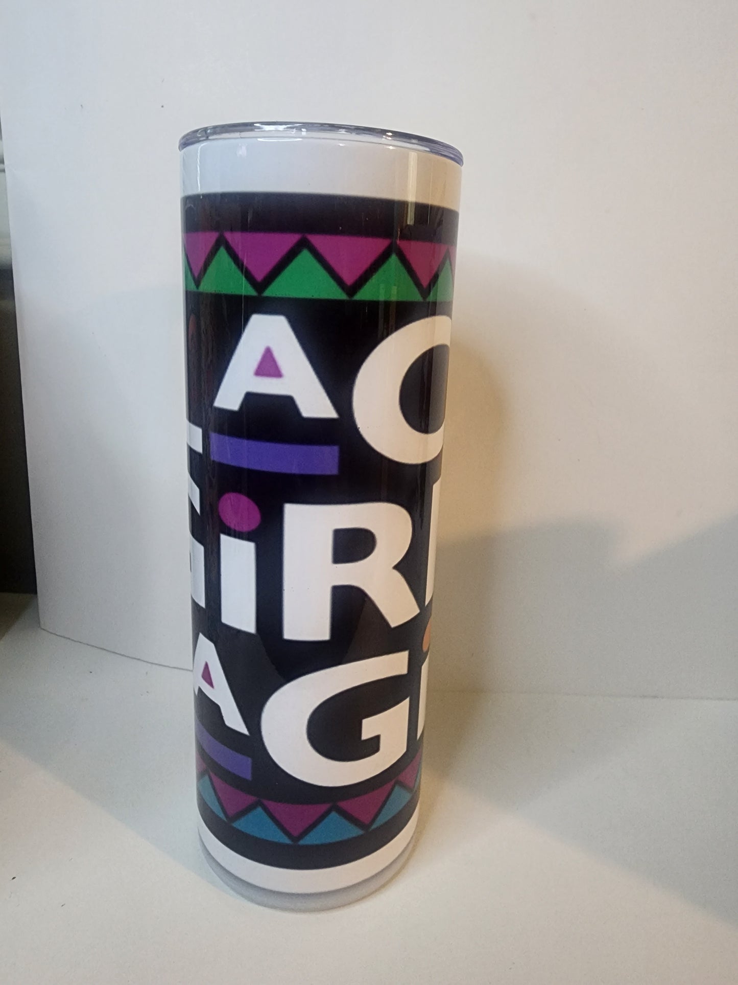 Black Girl Magic Skinny Tumbler