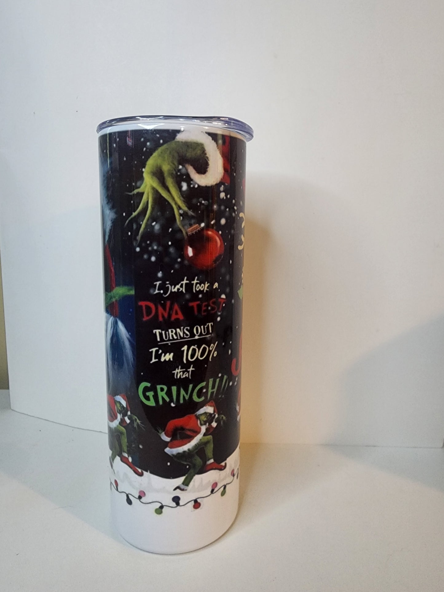 Believe Grinch Skinny Tumbler
