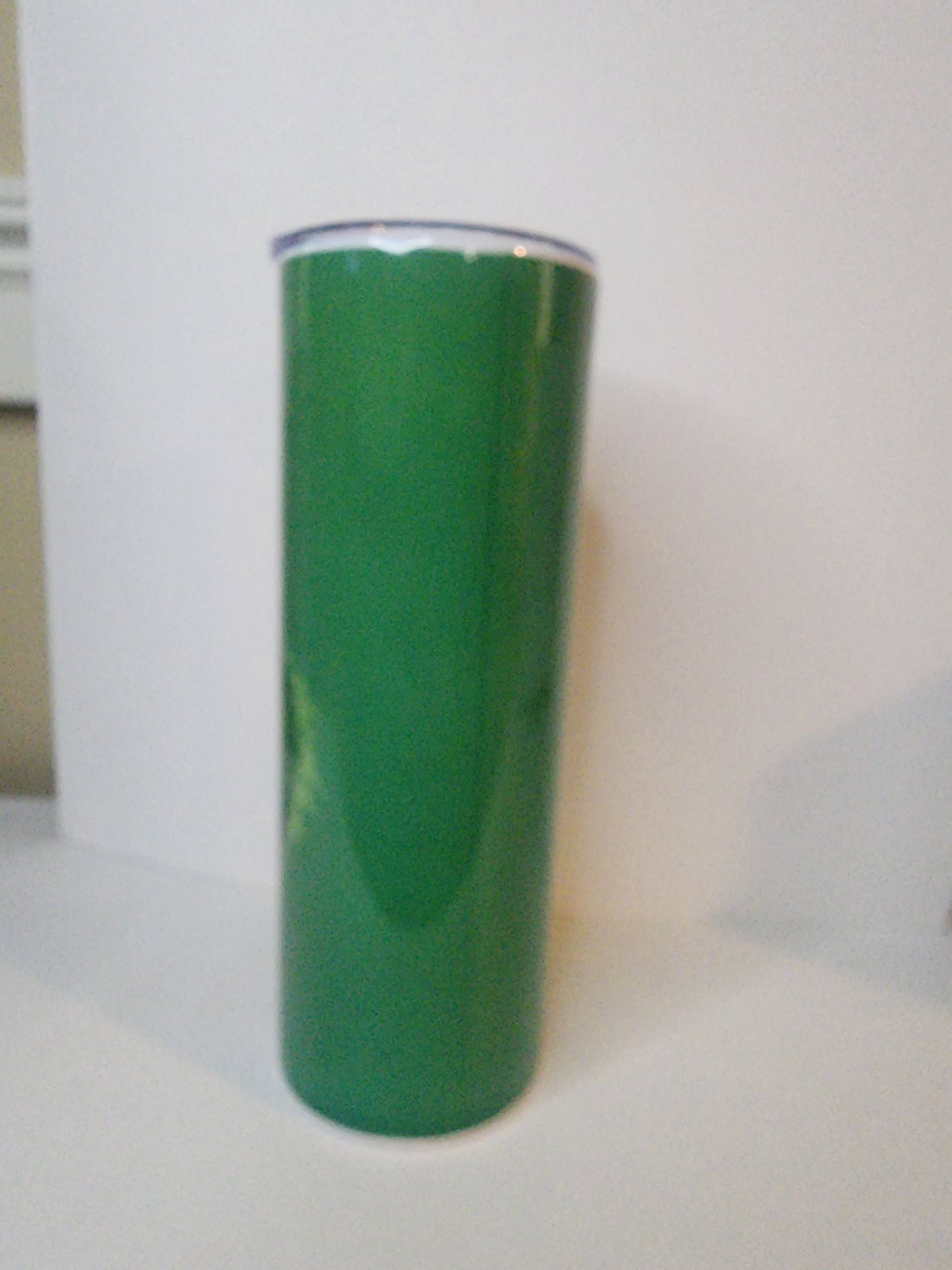 Grinch and Dog Skinny Tumbler